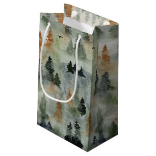 Misty Forest Birthday   Rente - KLEINE Geschenktas Geschenktüte