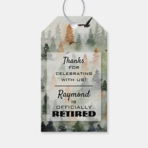 Misty Forest Gastgeschenk Hang Tags Geschenkanhänger
