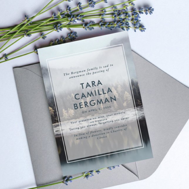 Misty Forest Lake Death Ankündigung (Von Creator hochgeladen)