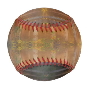 Misty Forest Scene Baseball