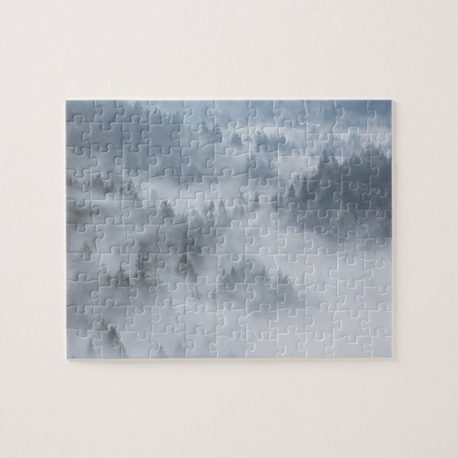 Misty Forest Valley Puzzle (Horizontal)