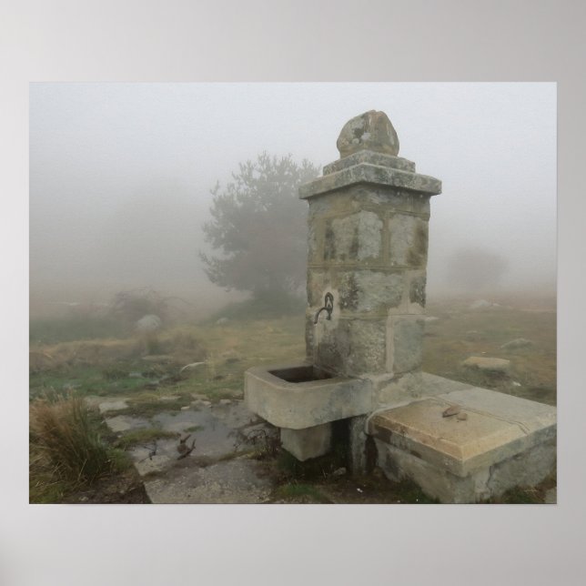 Misty Fountain Poster (Vorne)