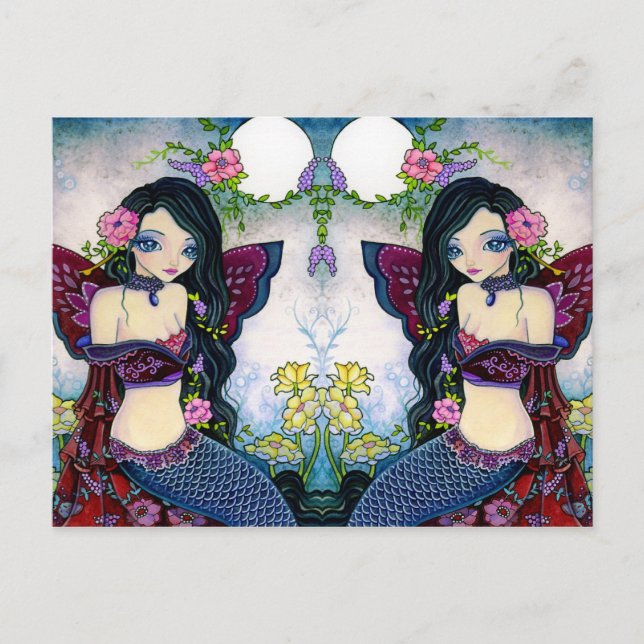 Misty Garden - Postkarte (Vorderseite)