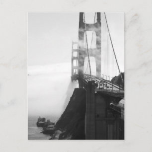 Misty Golden Gate Bridge II Postkarte