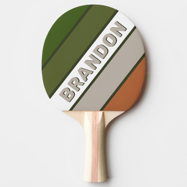 Misty Grove Bold mit Namen gestrichen Tischtennis Schläger (Vorderseite)