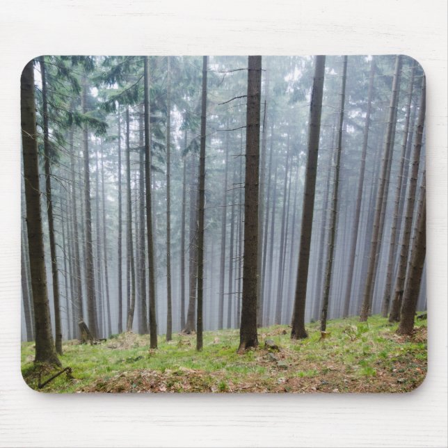 Misty Herbst Forest Relaxation Mousepad (Vorne)