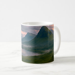 Misty Highland Loch Kaffeetasse