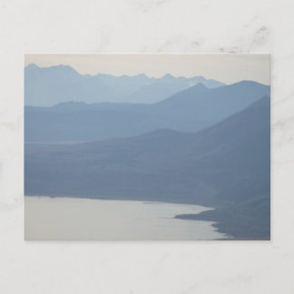 Misty Lake Postkarte