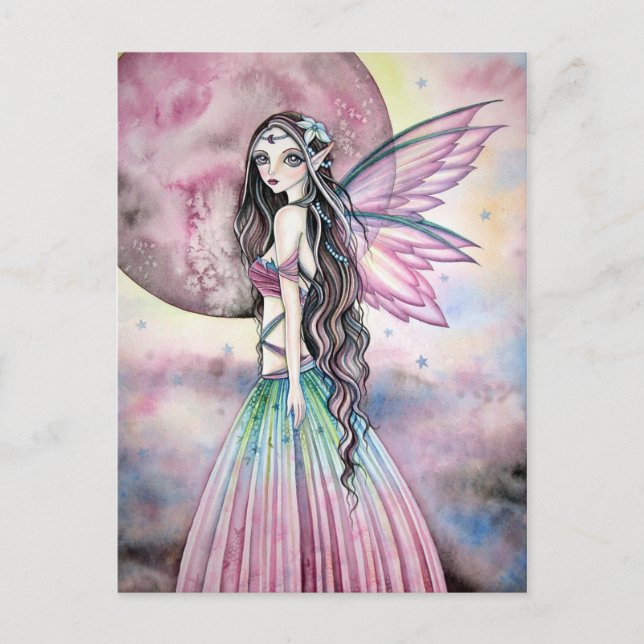 Misty Moon - Postkarte (Vorderseite)