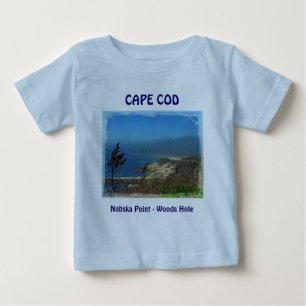 Misty Morning an Nobska Point - Cape Cod MA Baby T-shirt