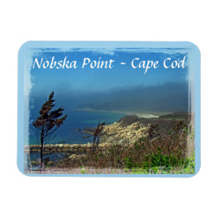 Misty Morning an Nobska Point - Cape Cod MA Magnet
