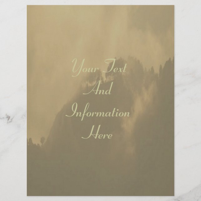 Misty Morning Letterhead (Vorderseite)