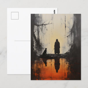 Misty Morning Macabre Postkarte