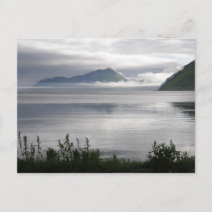 Misty Morning on Illiuliuk Bay, Insel Unalaska Postkarte
