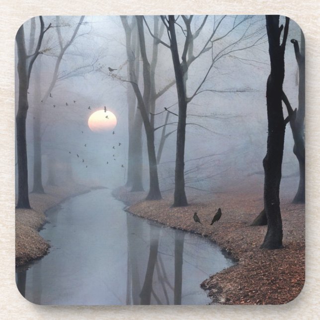 Misty Morning Untersetzer (Vorderseite)
