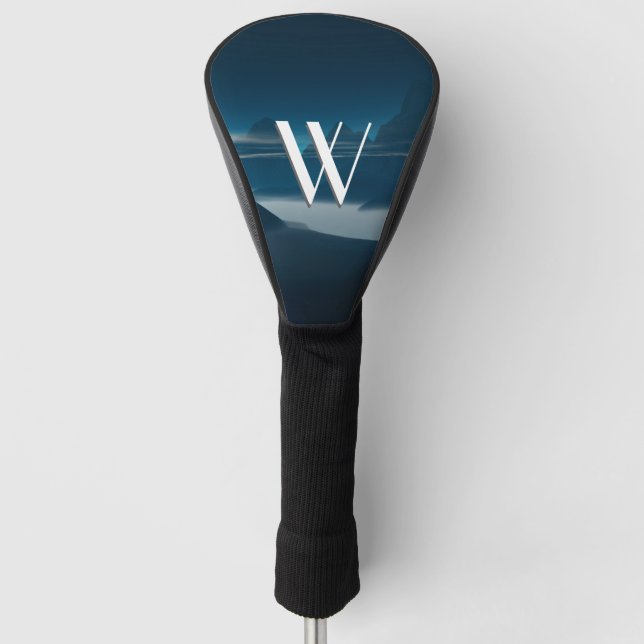 Misty Mountain Custom Golf Headcover (Vorderseite)