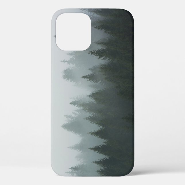 Misty Mountain Forest Autumn Fog Case-Mate iPhone Hülle (Rückseite)