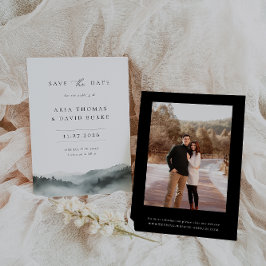 Misty Mountain Foto Wedding Save The Date