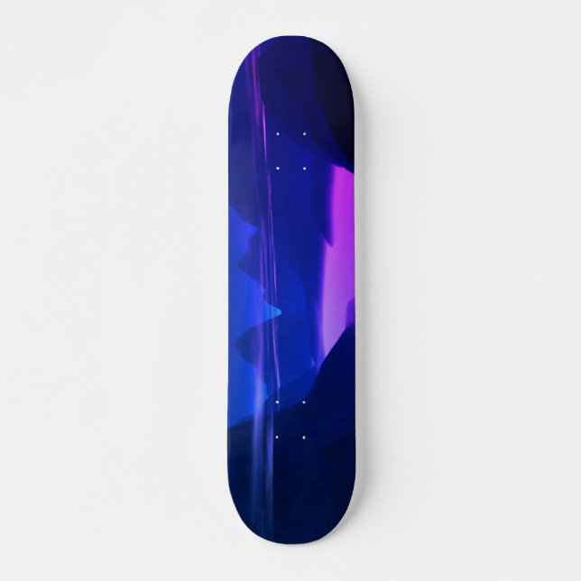 Misty Mountain Lila Skateboard (Vorne)