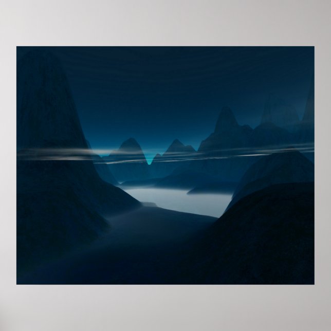 Misty Mountain Poster (Vorne)