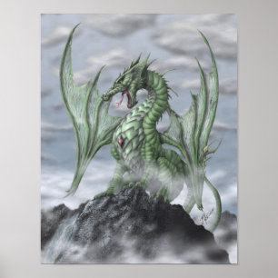 Misty Mountain Print Poster