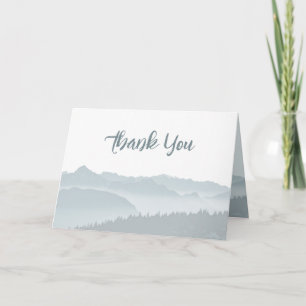 Misty Mountains geklappt Dankeschön Karten