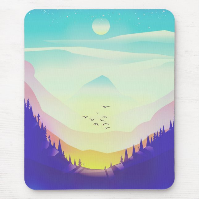 Misty Mountains Mousepad (Vorne)