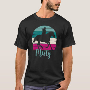 Misty Name Reitschian Misty Horse Girl T-Shirt
