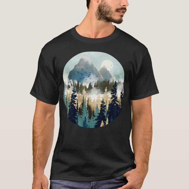 Misty Pines T-Shirt (Vorderseite)