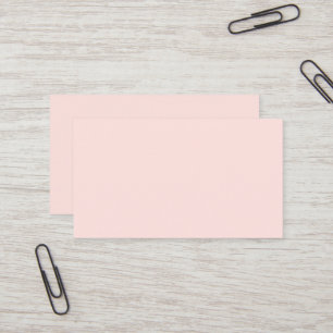 Misty Rose Business Card Visitenkarte