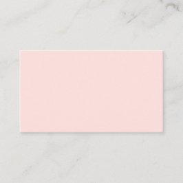 Misty Rose Business Card Visitenkarte