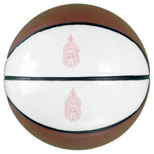 Misty Rose, flush Mahogany, dekoratives Design Basketball