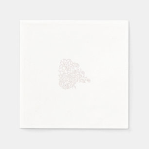 Misty Rose, flush Mahogany, dekoratives Design Serviette