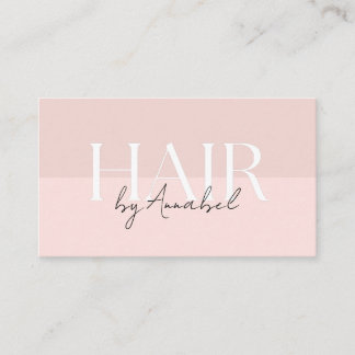 Misty Rose Haarstylist QR Code Visitenkarte