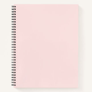 Misty Rose Spiral Notebook Notizbuch