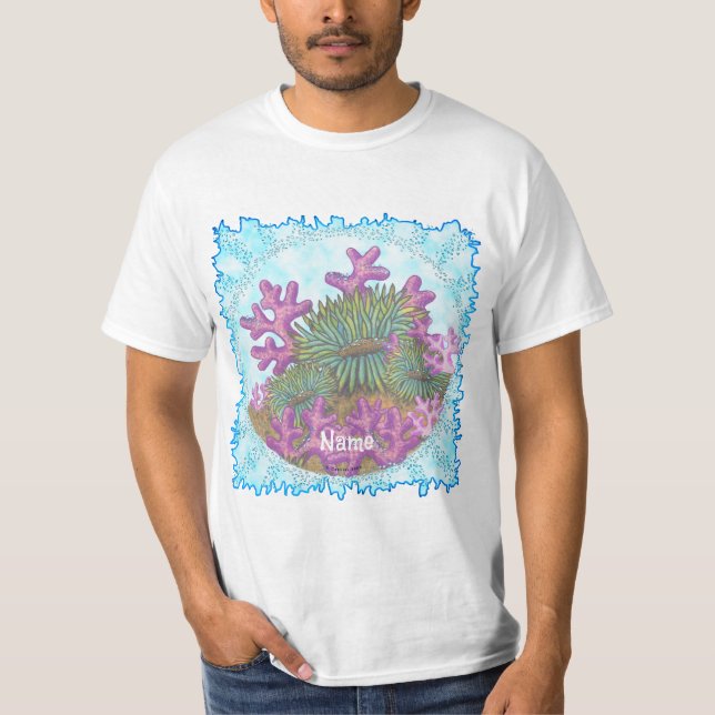 Misty Sea Coral seashells  T-Shirt (Vorderseite)