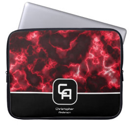 Misty Smoke Monogram Red Laptopschutzhülle