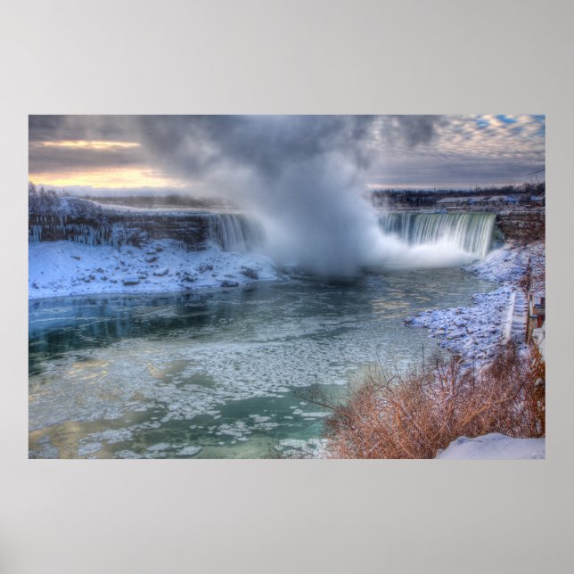 Misty Sunrise Poster (Vorne)