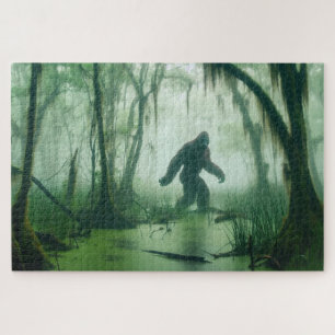 Misty Swamp Stalker, Bigfoot, Cryptid Puzzle