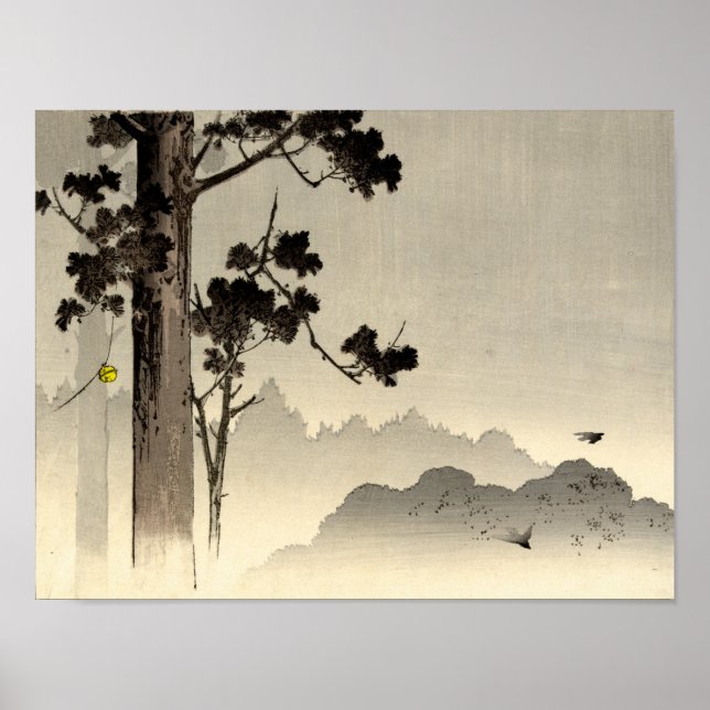 Misty Trees Poster (Vorne)