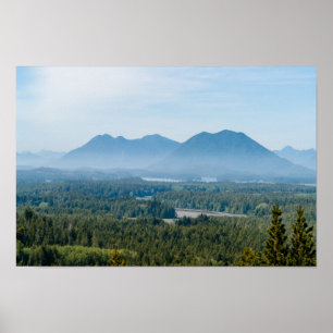 Misty Valley in Tofino - British Columbia, Kanada Poster