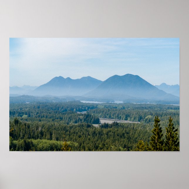 Misty Valley in Tofino - British Columbia, Kanada Poster (Vorne)