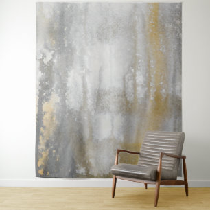 Misty Wilds Wasserfarbe Abstrakt drucken Wandteppich