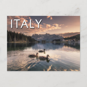 Misurina-See Dolomiten, Italien Postkarte