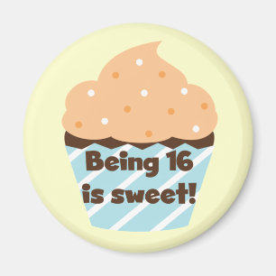 Mit 16 ist Sweet Birthday T Shirts und Geschenke Magnet