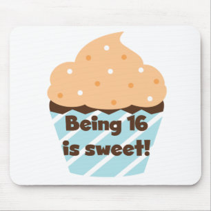 Mit 16 ist Sweet Birthday T Shirts und Geschenke Mousepad