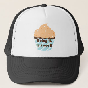 Mit 16 ist Sweet Birthday T Shirts und Geschenke Truckerkappe