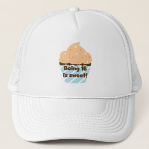 Mit 16 ist Sweet Birthday T Shirts und Geschenke Truckerkappe
