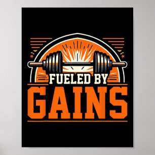 Mit 1 Bodybuilding gespeist Poster
