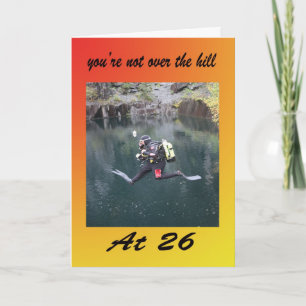 Mit 26 sind Sie nicht über dem Berg Karte